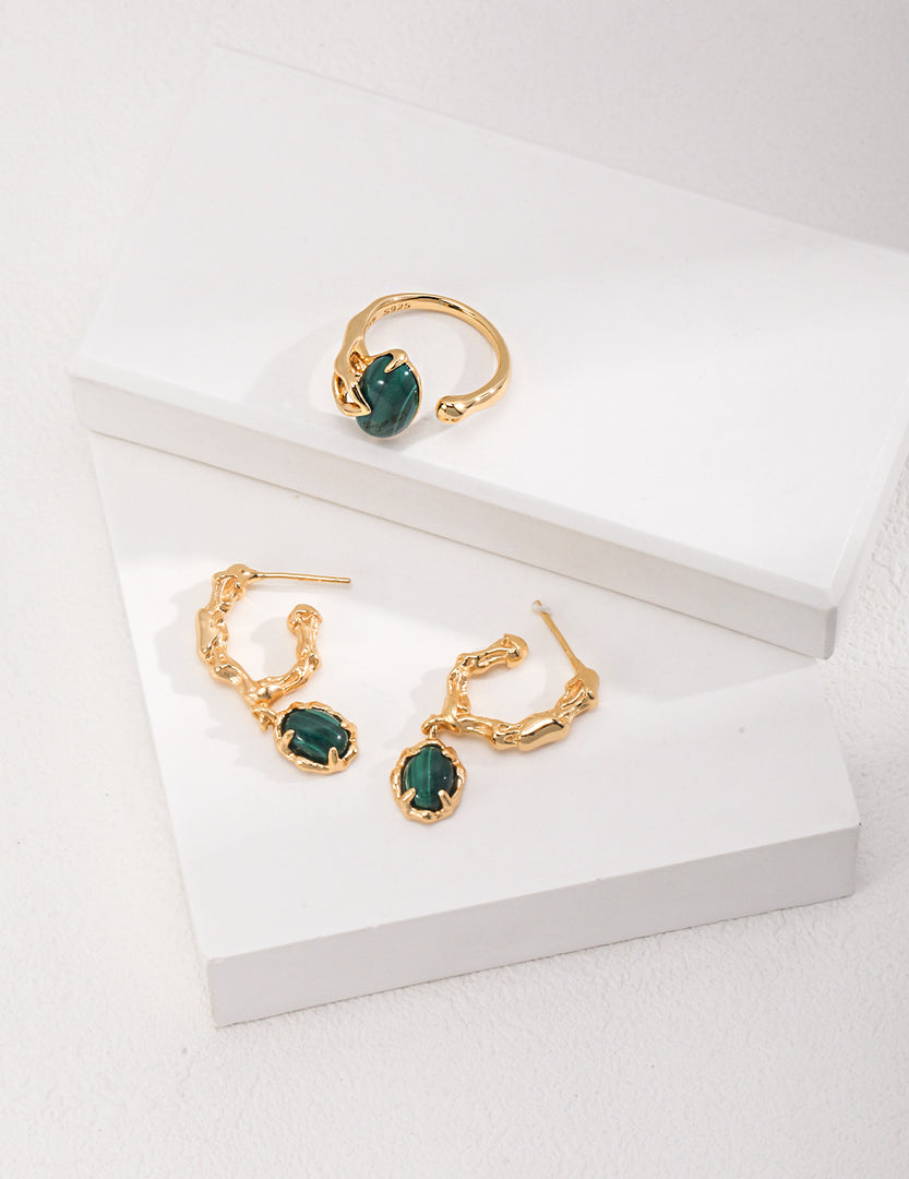 Gia Malachite Earring