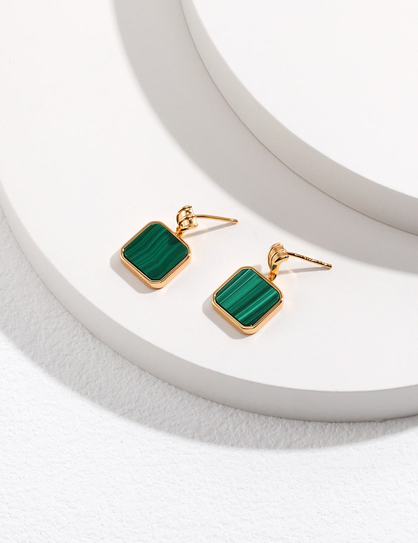 Freya Malachite Earring