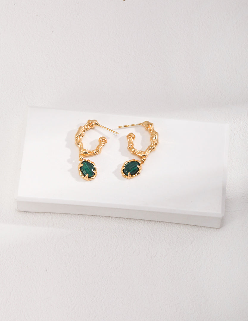 Gia Malachite Earring