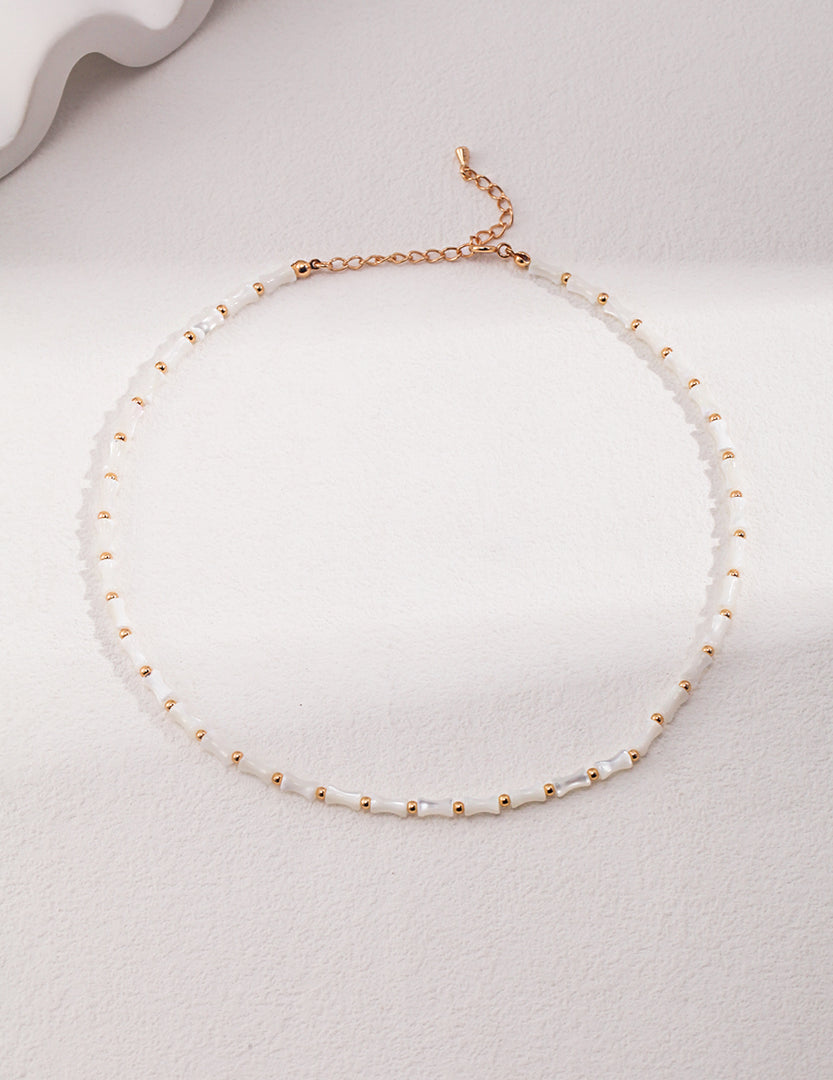 White Bamboo Choker